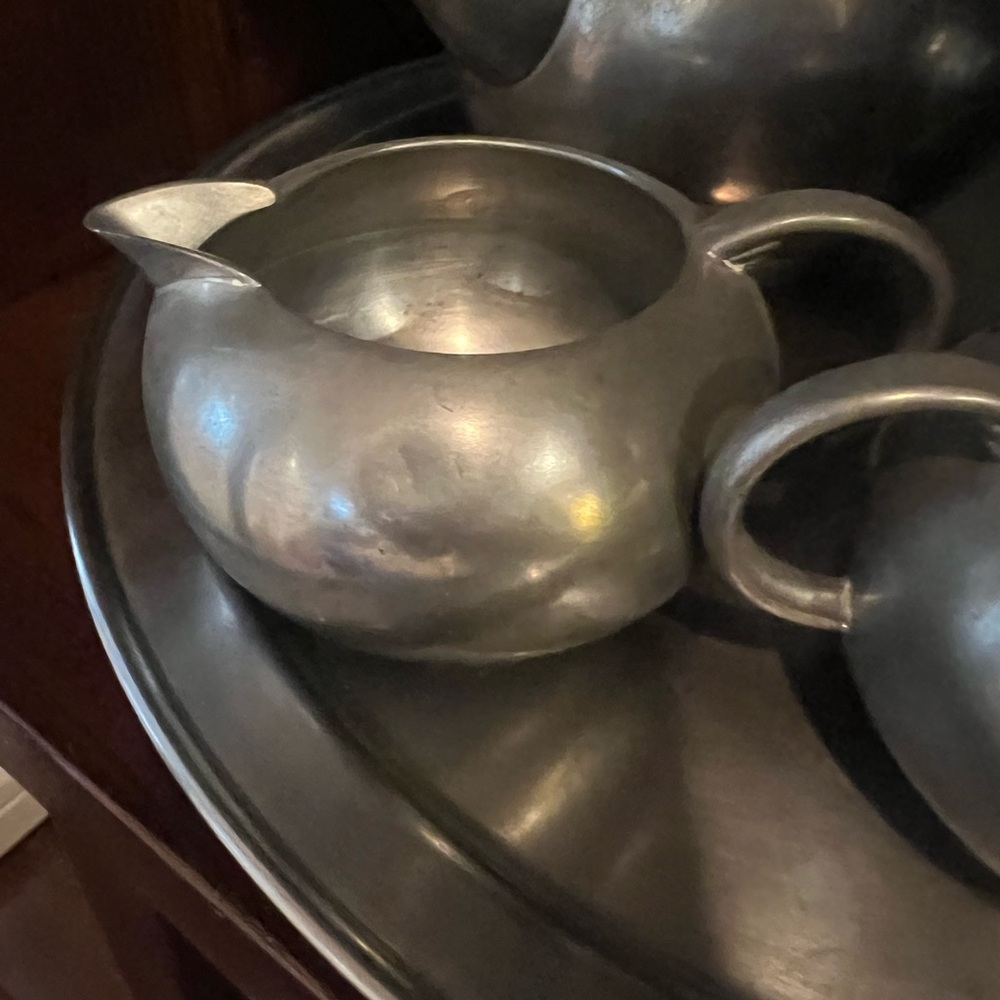 Pewter HANS KLEIN DEN HAAG TEA SET FROM HOLLAND - Picture 6 of 6